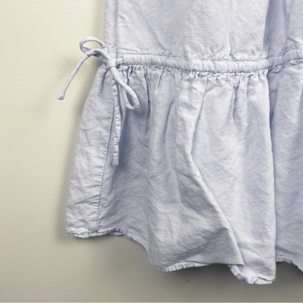 Madewell Lorelei Mini Dress Linen Blue XS - Picture 4 of 9